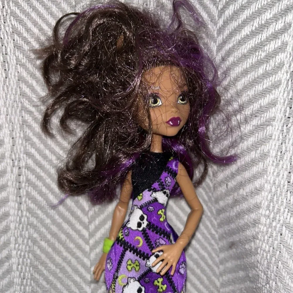 Monster High HOW‎ DO YOU BOO? Clawdeen Wolf Mattel Doll w/Dress E2